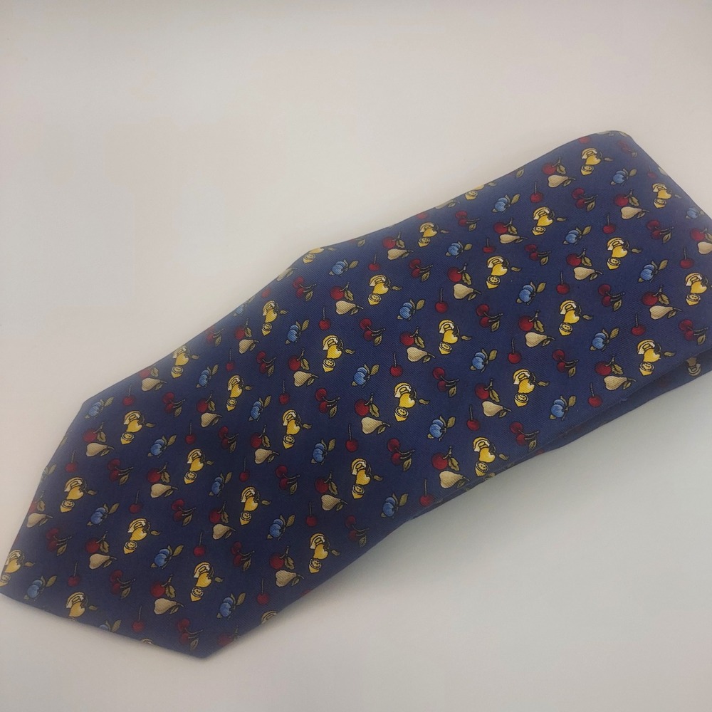 Brooks Brothers Makers All Silk Necktie Fruit Pattern Designer‎ Mens Tie